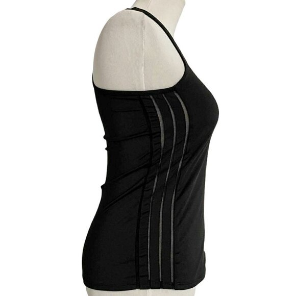 Lucky in Love XS Tank Top Tennis Activewear Black Sleeveless - Picture 2 of 5